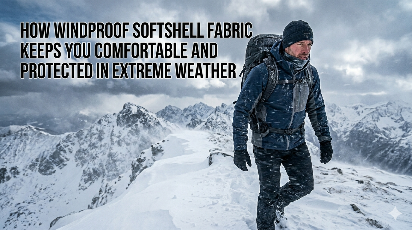 ຜ້າ Softshell Windproof ເຮັດໃຫ້ທ່ານສະດວກສະບາຍ ແລະປົກປ້ອງແນວໃດໃນສະພາບອາກາດທີ່ຮຸນແຮງ