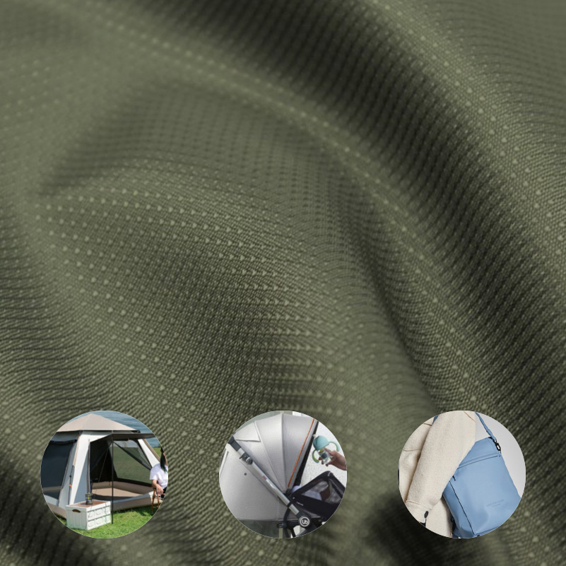 ຜ້າ Polyester Jacquard Oxford