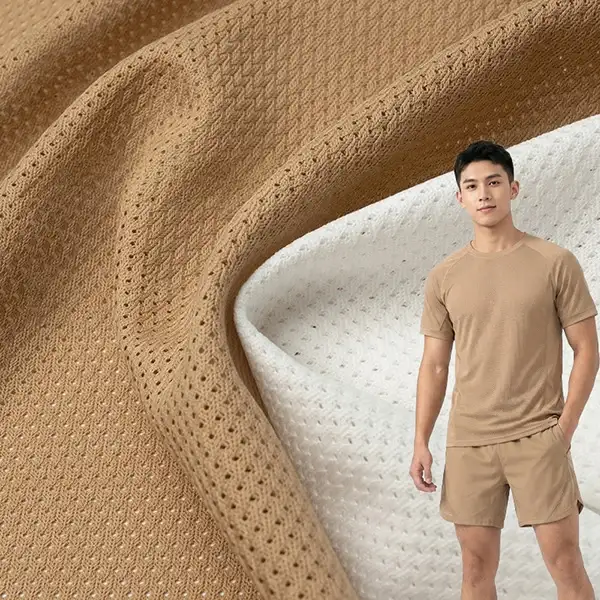 ຜ້າຜ້າຕາຫນ່າງ Polyester ລີໄຊເຄີນ